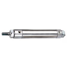 Speedaire 5Mme5 Air Cylinder, 2 1/2 In Bore, 4 In Stroke, Round Body Double