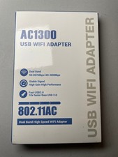 AC1300 USB WiFi Adapter Desktop PC Mbps WiFi 5G 2.4G USB 3.0 Wireless Adapter AC