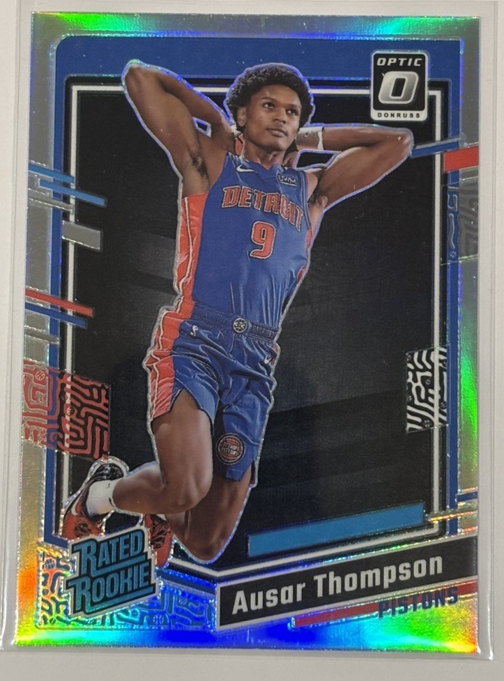 2023-24 Donruss Optic Ausar Thompson Holo Prizm Rated Rookie #235 Pistons