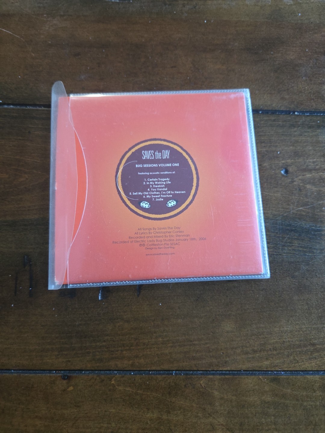 Saves The Day Bug Sessions Volume One CD 2006  EP Acoustic Rare OOP Vtg image 2