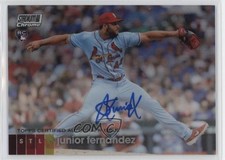 2020 Topps Stadium Club Chrome Chrome Auto Junior Fernandez #CAJN Auto 17fn