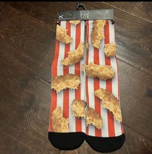 Par de calcetines Odd Sox novedad amigo pollo talla 6-13
