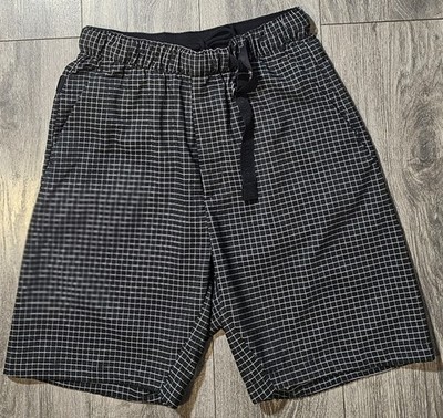 Nike Sportswear Tech Pack Woven Shorts AR1584-010 Black Grid Men's Size Small