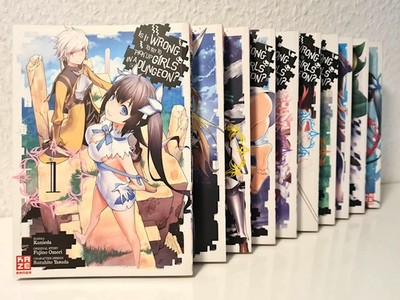 Manga Is It Wrong to Try to Pick Up Girls in a Dungeon? 1-10 Komplett (Fantasy)