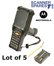 LOT OF 5 Motorola Symbol MC9090-GF0HBAGA2WR 1D Laser CE 5.0 Scanner Warranty