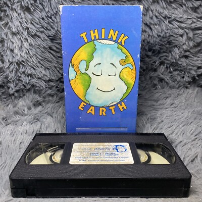 Think Earth VHS Tape 1991 Environmental Education Program K - 3rd Grade Learn