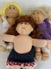 Lot Of 3 Early 1980's VIntage Cabbage Patch Kids Dolls