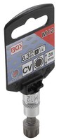 "BGS-2507 Bit-Einsatz Antrieb Innenvierkant 6,3 Mm (1/4\") Innenvielzahn (FüR Xzn)"