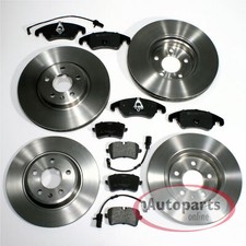 Bremsscheiben Ø 338 mm + Ø 330 mm + Bremsbeläge vorne hinten für Audi Q5
