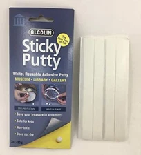 Alcolin Sticky Putty Reusable Museum & Gallery Quality Adhesive Putty 3oz