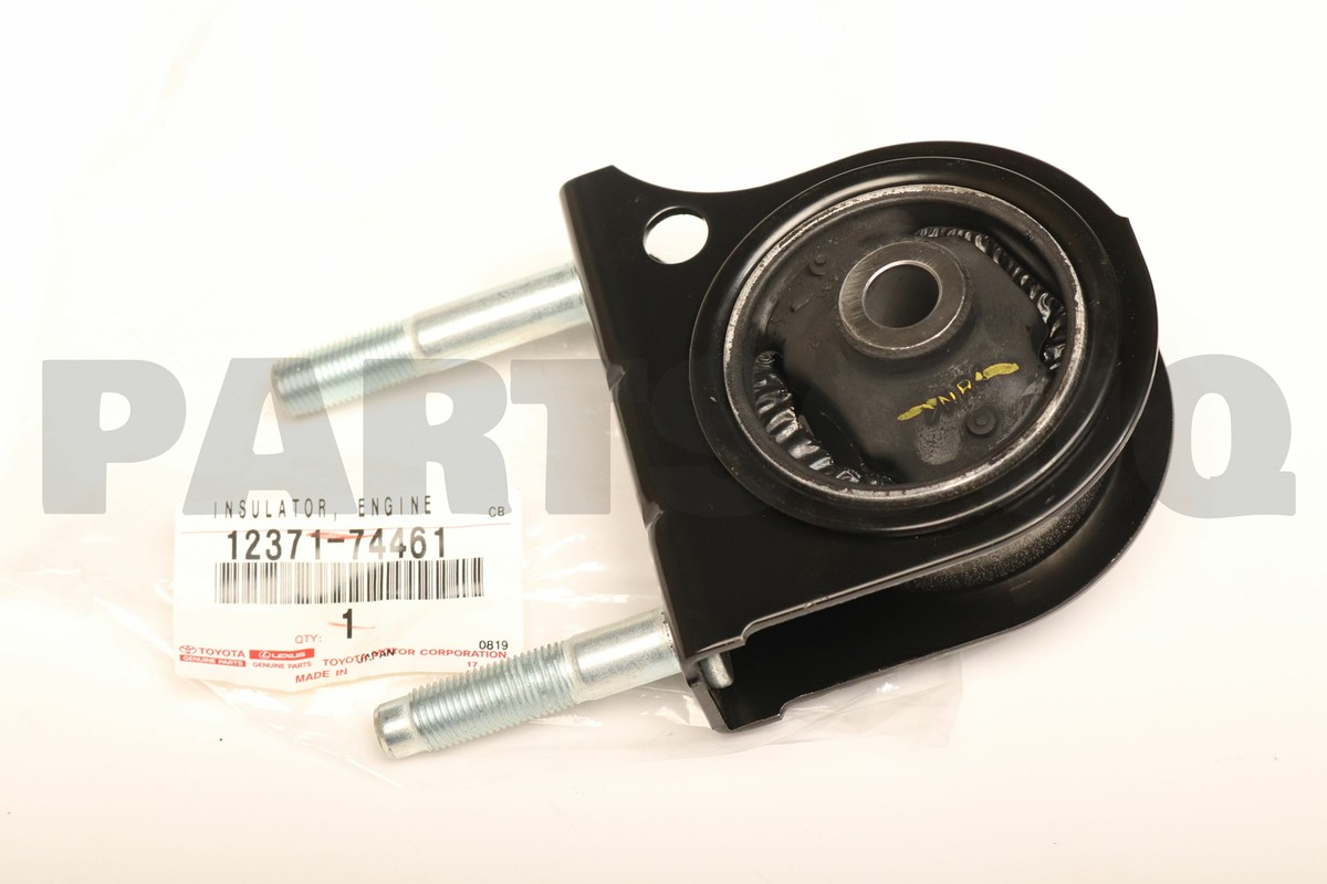1237174461 Genuine Toyota INSULATOR, ENGINE MOUNTING, REAR
