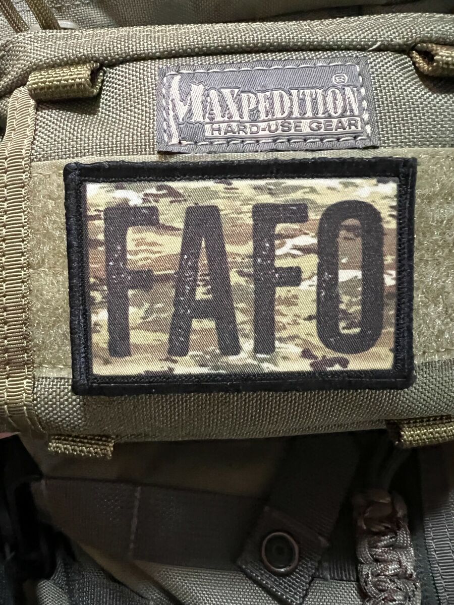 OCQOTAT Fuck Around and Find Out Patches - 3 Pack Funny Tactical Morale  Patches 4x1.5 Funk Around and Find Out Sign Embroidered Patch (Sew/Iron  on or Hook Backing Adhesive Hat/Vest Patches)