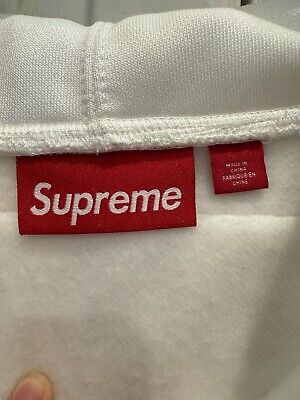 Supreme Football Zip Up Hooded Sweatshirt White Small SS24 Supreme Football Zip Up Hooded Sweatshirt White Small SS24