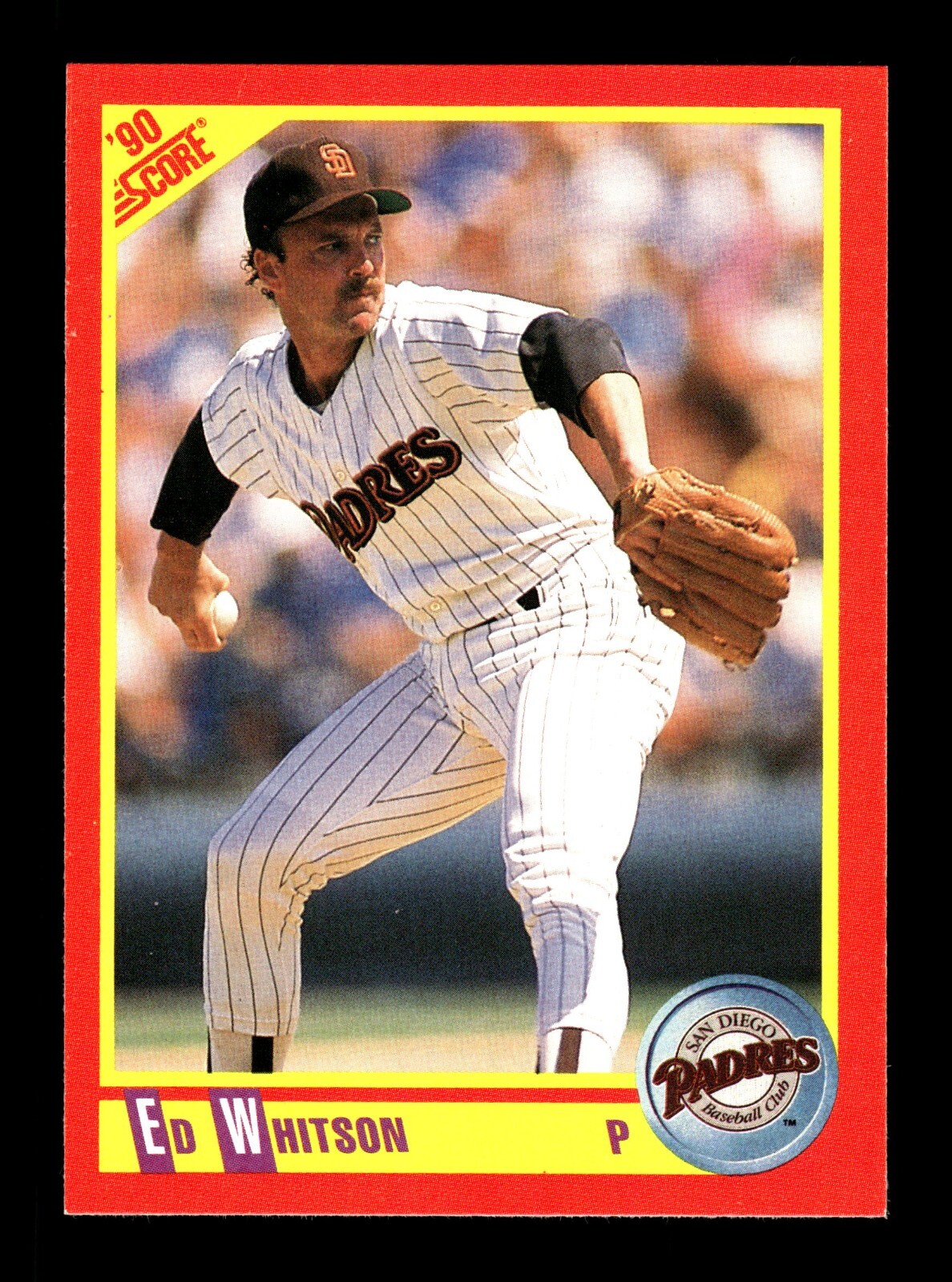 ED WHITSON ⚾ 1990 Score Baseball #373 San Diego Padres (2 card minimum)