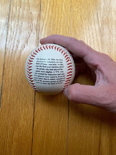 Collectible 1936 First Inaugural Hall of Fame Election Baseball Replica - Picture 2 of 4