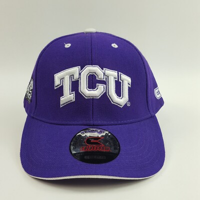 TCU Horned Frogs Adjustable Hat College Football Sports Baseball Cap University