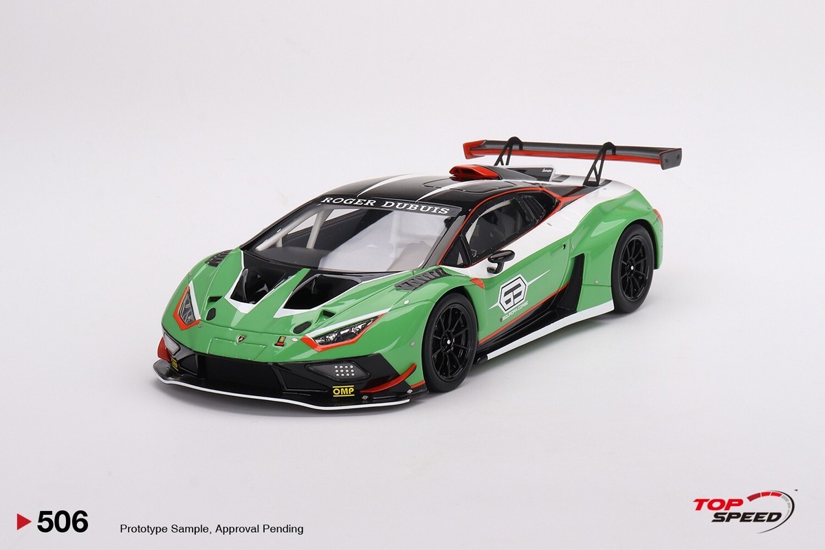 TOP SPEED 1/18 ランボルギーニ ウラカン GT3 EVO2 Top Speed 1:18 Lamborghini Huracán GT3 EVO2 Presentation Green