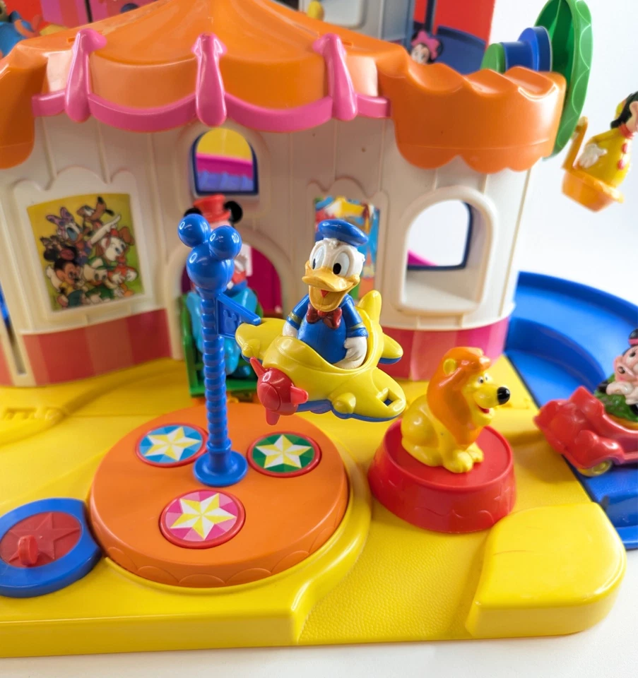 Juego De Colección Mickeytown Circus 3521 - Disney Mattel - con Caja y Figuras **LEER** Foto 2 de 4