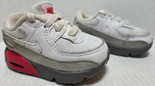 Nike Air Max 90 White Running Sneakers Shoes Toddler Size 4C CD6868-100