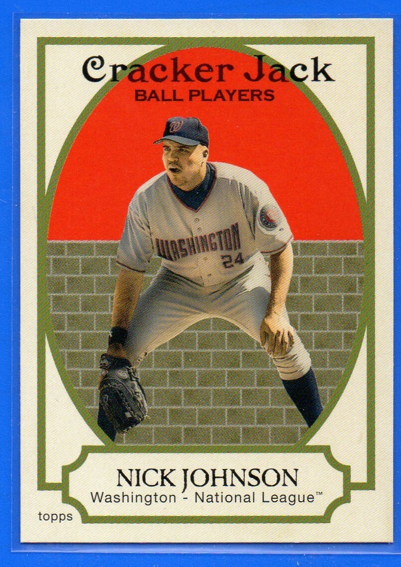 2005 Topps Cracker Jack Washington Nationals Baseball Card #131 Nick Johnson