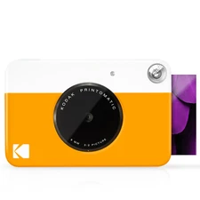 KODAK Printomatic Digital Instant Print Camera, Uses Zink 2x3" Paper, Yellow