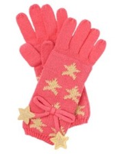 GYMBOREE STAR OF THE SHOW PINK w/ STARS DANGLE SWEATER GLOVES 4 5 7 8 9 10 NWT