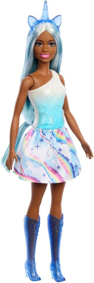 Barbie Unicorn Blue Doll - Image 5