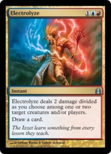 [4x] Electrolyze Near Mint, English Commander 2011 MTG Magic