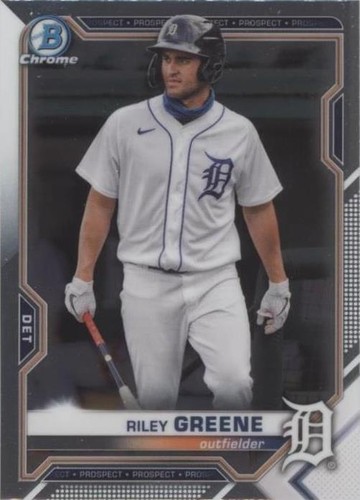 Riley Greene 2021 Bowman Chrome Prospect Card #BCP-188 Detroit