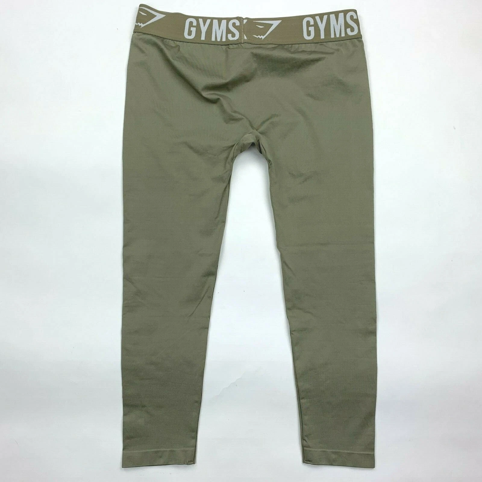 gymshark fit seamless cropped spell out elastic waist leggings