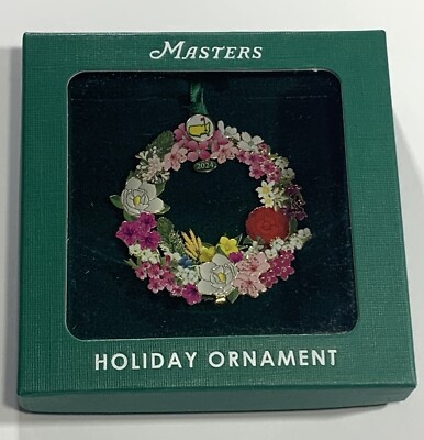 2024 Masters golf Ornament holiday Christmas Augusta National