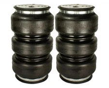 2 Universal Air Suspension Triple Play 1/2" NPT Rear Light WT Suspension Bags