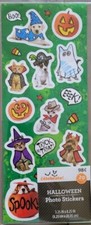 Halloween Dog and Cat Photo Stickers