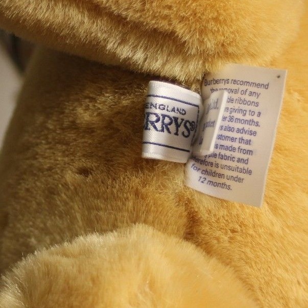 Vintage Burberry Thomas Bear with Nova Check Bow Tie 12