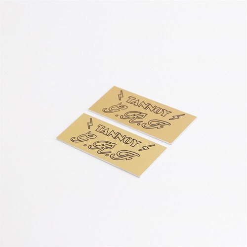 Custom Engraved Solid Brass Tannoy GRF Speaker Badge 60mm(2.36")X28.5mm(1.12") - Picture 8 of 9