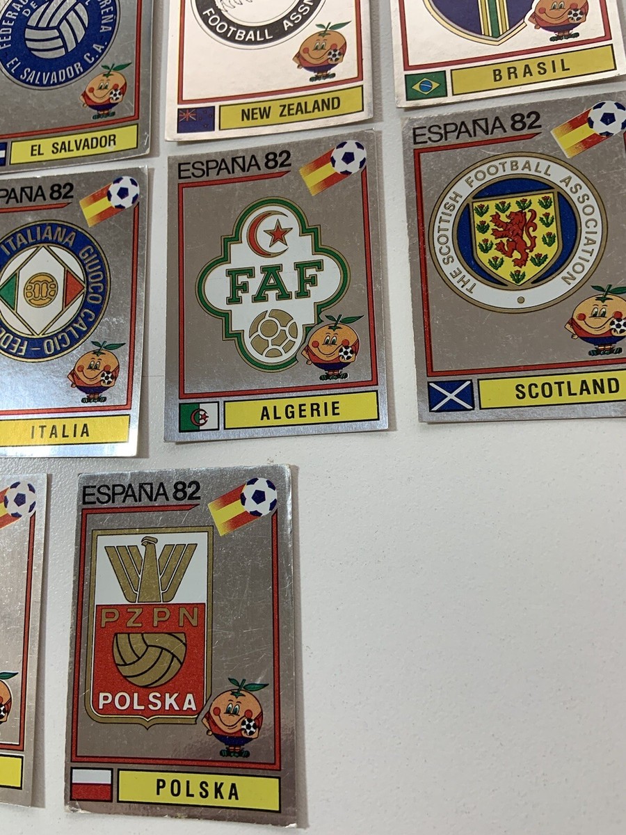 Autocollant Panini Original Coupe Du Monde 1982 Espana 82 - À