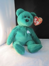 Ty Erin Beanie Babies St Paty's Irish Bear Mint w/ Mint Tags