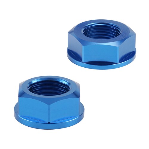 Front Rear Wheel Axle Nuts For Yamaha WR 250R 250X 07-17 WR 250F 450F YZ 125 250 - Picture 3 of 6