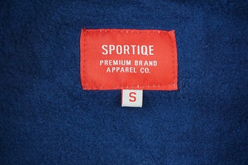 Sportiqe Mens Full Zip Sweatshirt Small Blue Long Sleeve Pockets - Picture 5 of 10