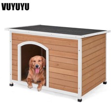VUYUYU Sturdy Wooden Dog Cage Outdoor pet house