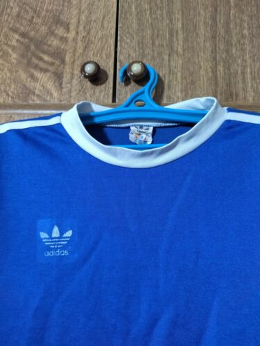 Adidas maglia calcio vintage anni 80 1980 manica lunga sport jersey calcio uomo taglia M - Foto 2 di 6