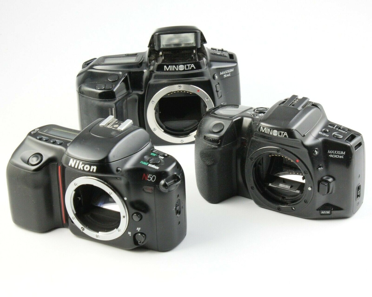 Lot of Cameras Minolta Maxxum Nikon N50 *BODIES ONLY