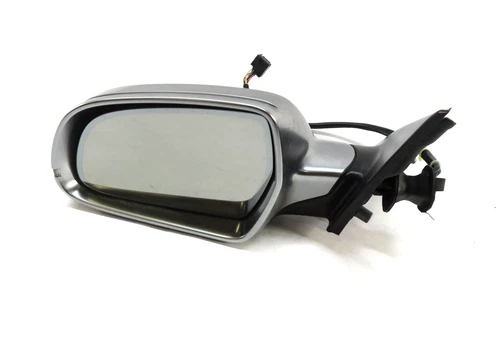 10-16 AUDI S4 (B8 8K) LEFT MANUAL FOLD HEATED AUTODIM DOOR MIRROR (ALUMINUM)