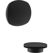 Kohler K-T37391-BL PureFlo Rotary Turn Bath Drain Trim, Matte Black