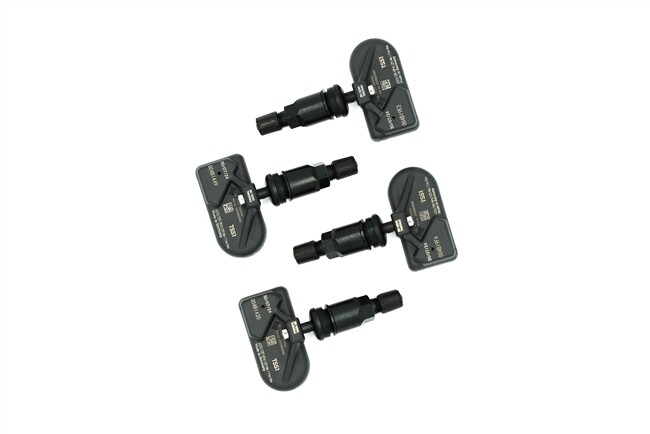 New TPMS Sensor Set black Stem Fits 2008 Mitsubishi Eclipse