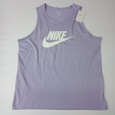 Nike Sportswear Icon Futura Tank Top Men  s XL XLarge AR4991-515 Purple White
