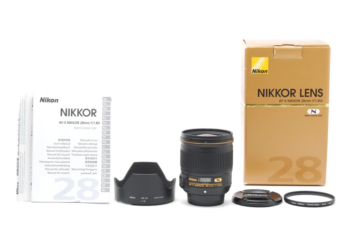 Nikon f/1.8 Camera Lenses 28mm Focal for sale | eBay