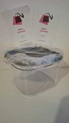 Tupperware One Touch 1,7 l Vorratsdose Deckel schwarz