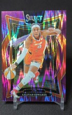 2025 Panini Select WNBA - Concourse Aaliyah Edwards #32 Purple Flash Prizm /149