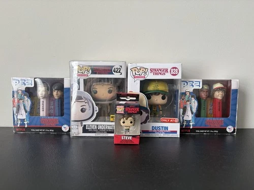 Funko Pop Stranger Things & Stranger Things Pez Lot